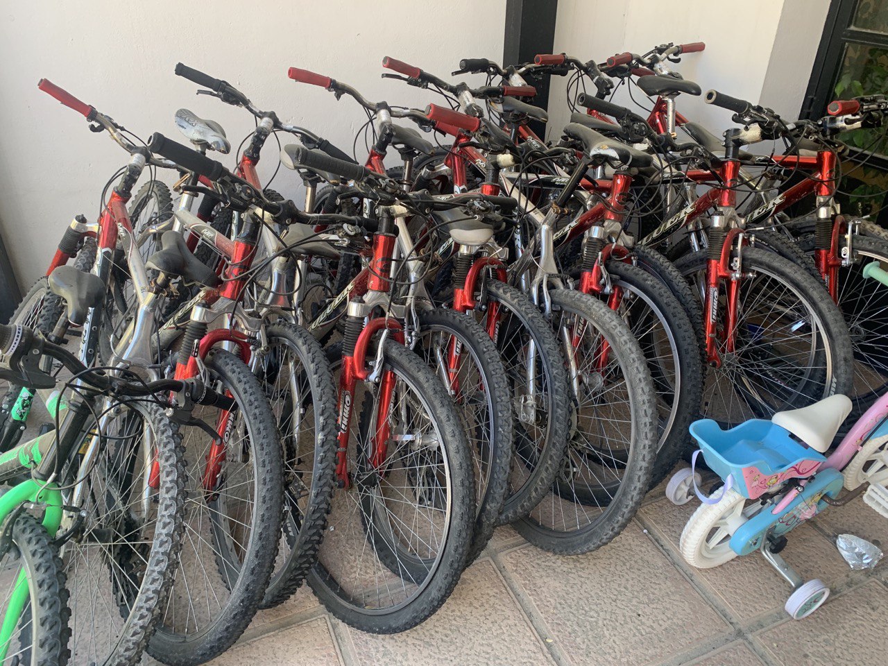 Twenty bicycles donated by the IES Santísima Trinidad secondary school ...